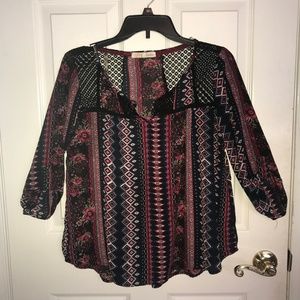 Patterned Blouse